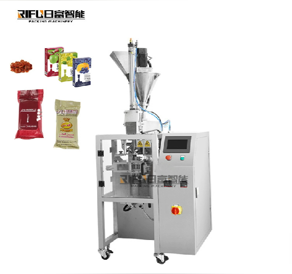 Automatic Bag Making Herbal Food Particle Rice Grain Double Measuring Cup Packing Machine