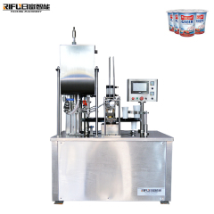 Fully automatic rotary table type honey spoon filling sealing machine