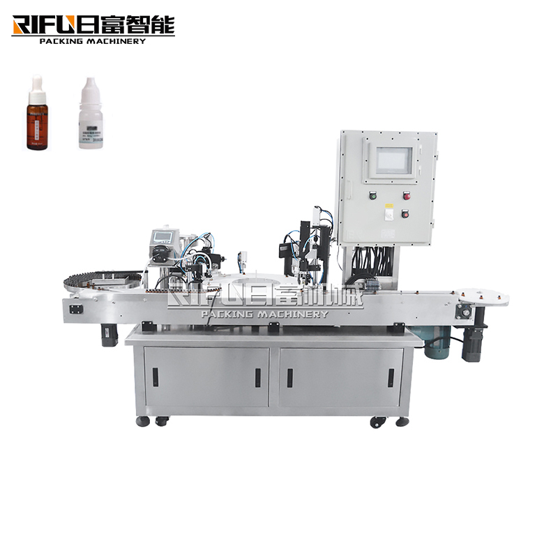 Automatic edible oil jam sauce ketchup tracking type liquid piston filling machine