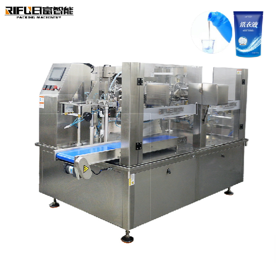 Automatic horizontal powder preformed bag packaging machine for protein powder coffee milk