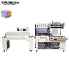 Automatic multifunctional cosmetic box sealing and cutting shrink film packaging machine