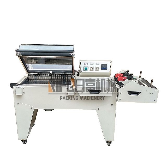 Automatic multifunctional cosmetic box sealing and cutting shrink film packaging machine