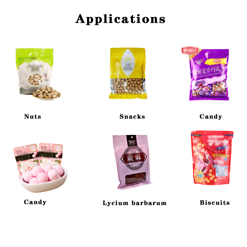 Automatic grain horizontal granule prefabricated peanut sesame popcorn bag packaging machine