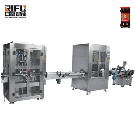 Automatic edible oil jam sauce ketchup tracking type liquid piston filling machine