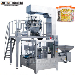 Fully automatic granule grain bottle filling machine for nuts salts beans candy