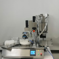 Automatic pharmacuetical liquid essence oil small bottles Desktop filling capping 2 in 1 machine