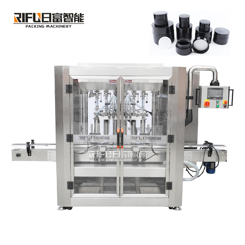 Fully automatic gravity windshield washer liquid filling sealing labeling production line