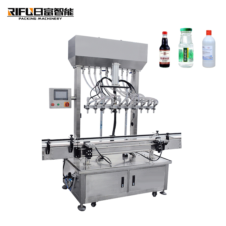 Automatic magnetic pump vinegar liquid floral water eye drop alcohol filling machine