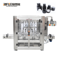 Automatic gravity flow beverage juice liquid filling machine