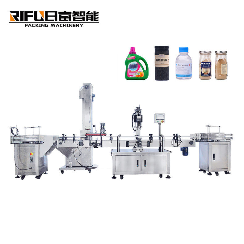 Automatic servo motor pharmaceutical vitamin syrup bottle capping machine