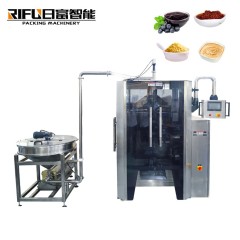 Automatic vertical liquid packing machine with rotary pump