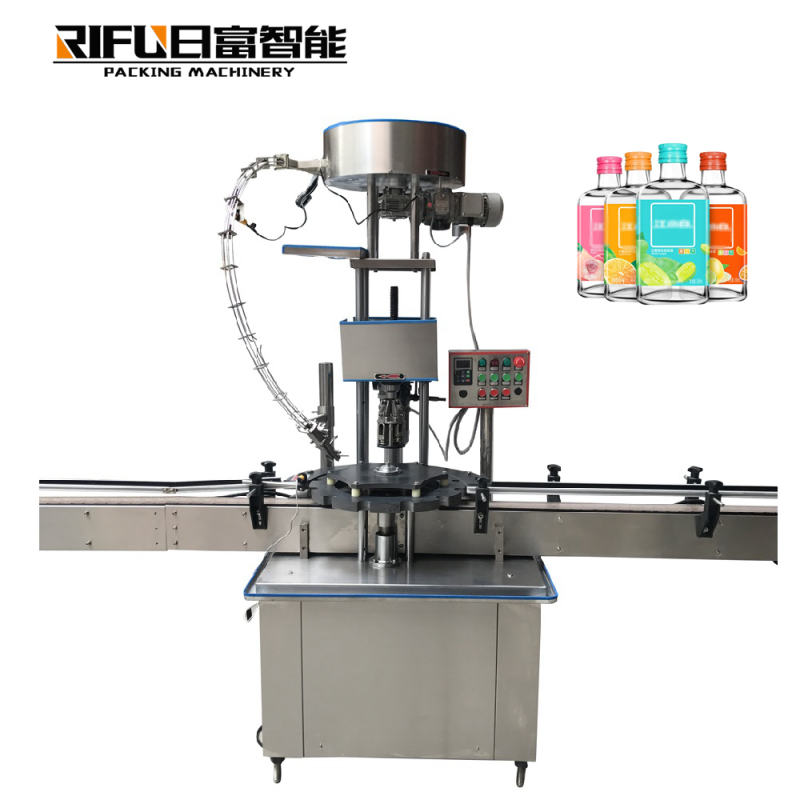 Automatic Threaded pump head cover Milk bottle capping machine