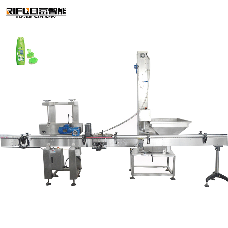 Automatic Threaded pump head cover Milk bottle capping machine