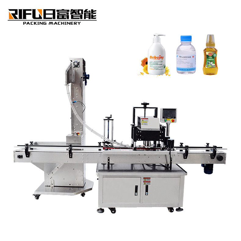 Automatic Threaded pump head cover Milk bottle capping machine