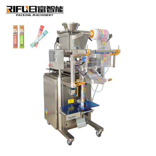 Automatic vertical sachet liquid packing machine with piston & magnetic filling system