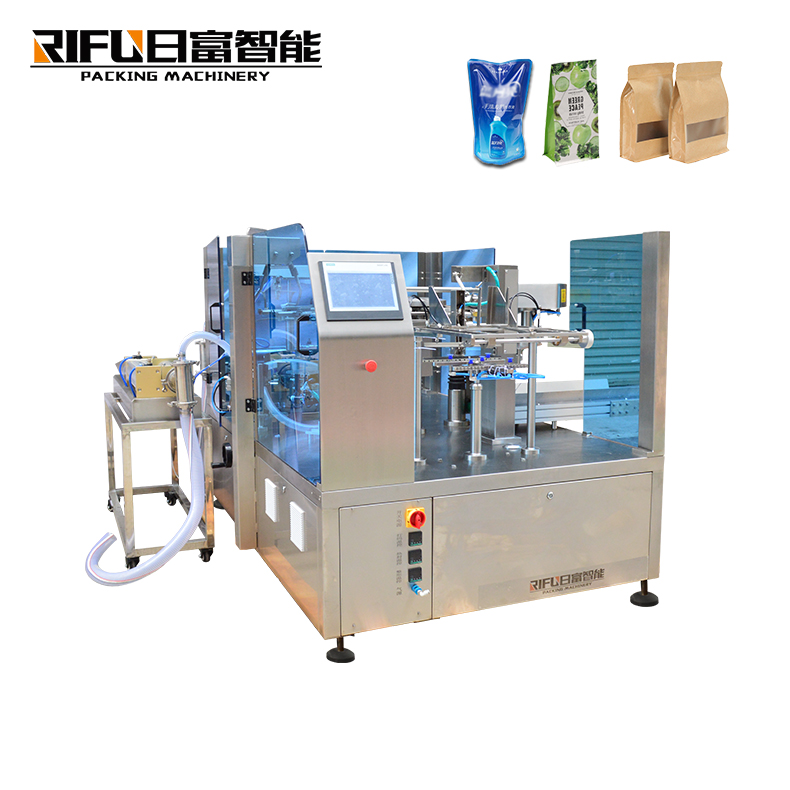 Automatic vertical sachet liquid packing machine with piston & magnetic filling system