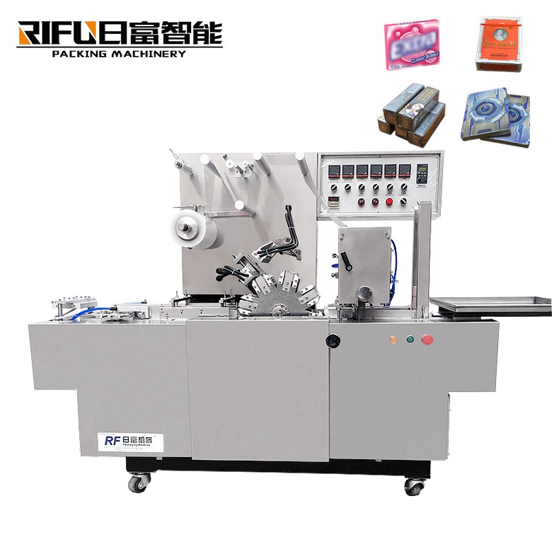 Semi-automatic sealing cutting shrinking machine pe shrink wrapping machine
