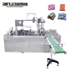 Semi-automatic sealing cutting shrinking machine pe shrink wrapping machine