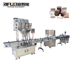 Automatic paste liquid syrup insecticide piston filling capping line