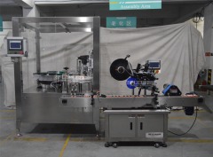 Automatic covid-19 testing tube reagent filling capping labeling line