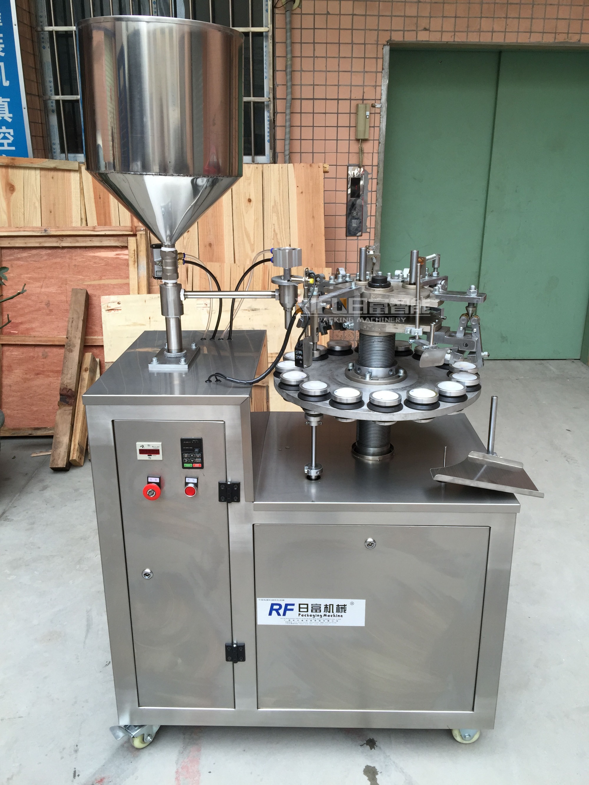 Semi automatic metal aluminium tube filling sealing machine glue chemical cosmetic tube filling sealing machine