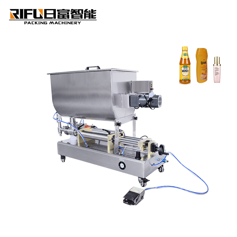 Semi automatic pneumatic paste filling machine