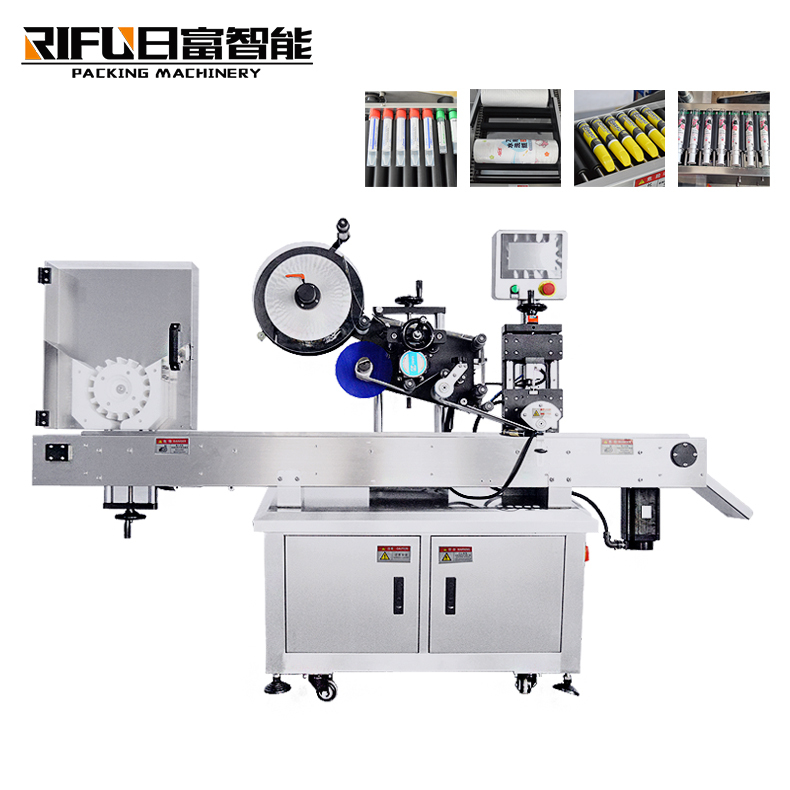 Automatic square bottle 4 sides labeling machine