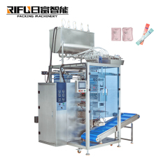 Automatic multi lane liquid sachet packing machine