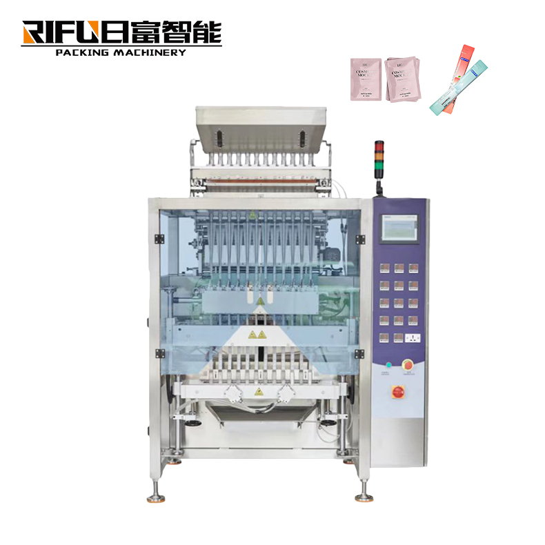 Automatic multi lane liquid sachet packing machine