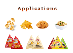 Automatic triangle bag snack granule packaging machine