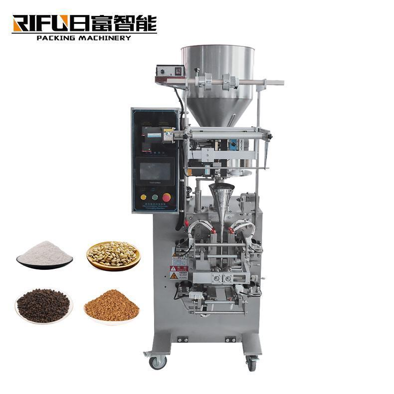 Moveable film-drawing powder bag packing machine