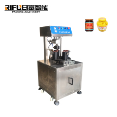 Semi Automatic Jar Vacuum Jam Lid Capping Machine