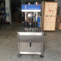 Semi Automatic Jar Vacuum Jam Lid Capping Machine