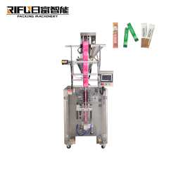 Moveable film-drawing powder bag packing machine