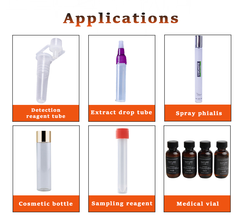 Automatic testing tube reagent filling capping 2 in 1 machine