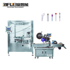 Automatic testing tube reagent filling capping 2 in 1 machine