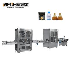 Automatic nut snack pet food granule bottle filling sealing labeling production line