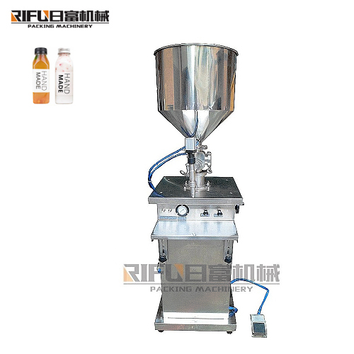 Semi automatic pneumatic paste filling machine