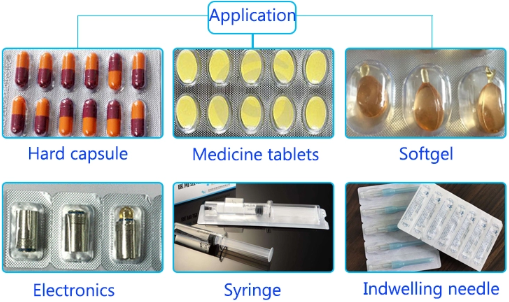 Automatic pharmaceutical blister packing machine for tablet pill capsule