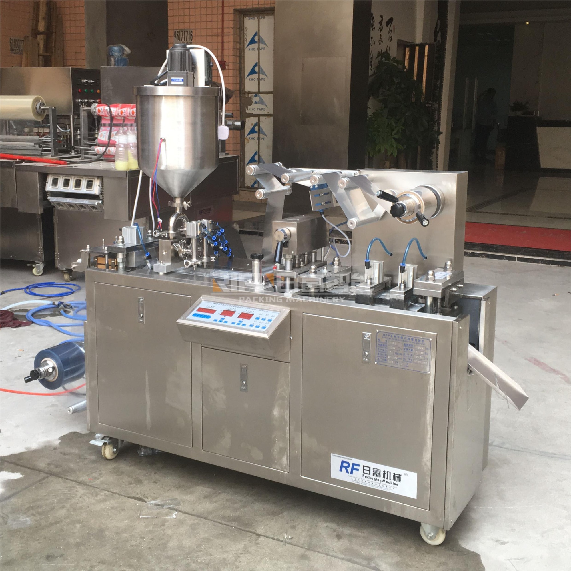 Automatic Butter Jam Oil Honey Blister Packing Machine Blister Cup Filling And Sealing Packaging Machine