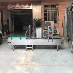 Semi Automatic Large Plastic Pails Liquid Paste Weighing Filling Capping Machine