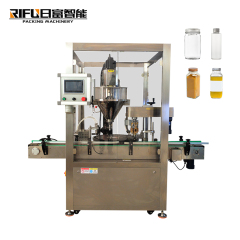 Full automatic liquid powder filling capping 2 in 1 machine