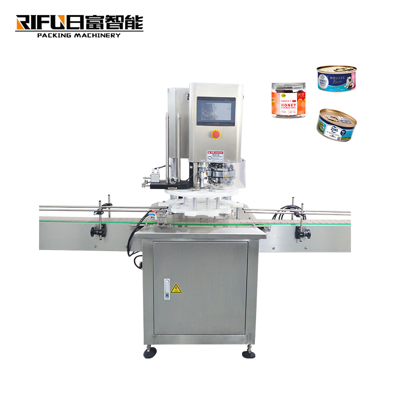 Automatic barrel bucket drum servo capping machine