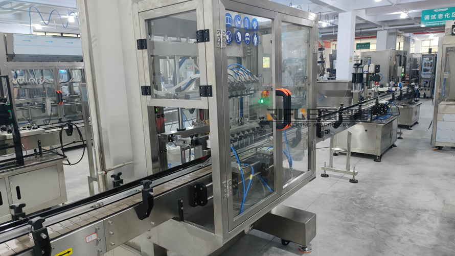 Tested and Debugged Juice Bottle Filling Capping Labeling Production Line