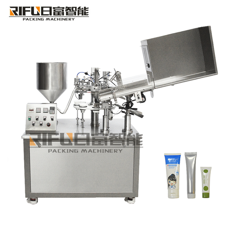 Automatic Aluminum/Plastic Soft Tube Filling And Sealing Machine with Heat Mixer