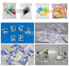 Automatic Plastic Pins Small Spare Parts Tablets Capsules Counting Packing Machine with Vibrating Feeder