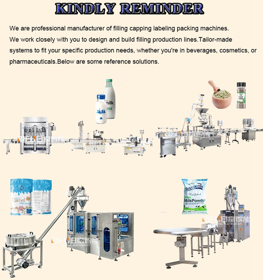 Automatic Milk Powder Cans Filling Production Line