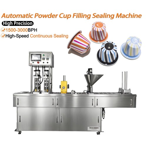 Automatic Coffee Capsule Filling and Sealing Machine | High-Speed Capsule Packaging Equipment