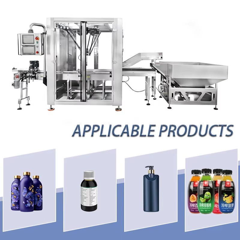 Automatic Robotic Arm Bottle Feeding & Orienting Machine