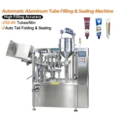 High Speed Aluminum Tube Filling & Sealing Machine | 55-65 Tubes/Min